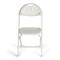 Atlas Commercial Products TitanPRO Fanback Plastic Folding Chair, White FPFC2WH - alternate 2